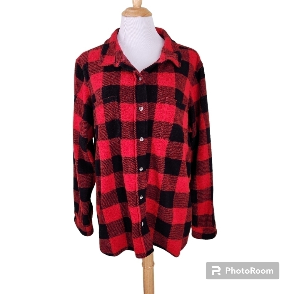 Time & Tru Buffalo Checked Flannel
